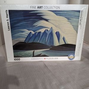 Lake and Mountain 1000 piece jigsaw puzzle Eurographics artwork by Lawren Harris